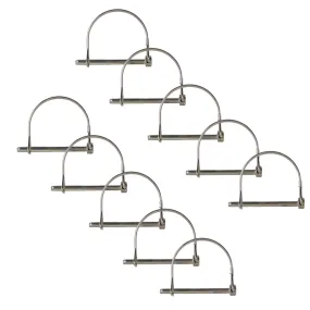 1/4" x 3" Tent Canopy Pins - Set of 10