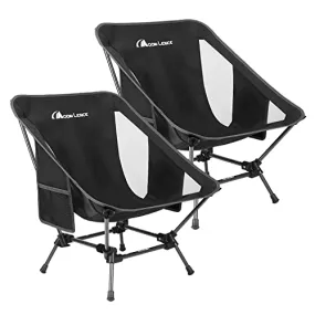 2 Pack Portable Folding Ultralight Camping Chairs