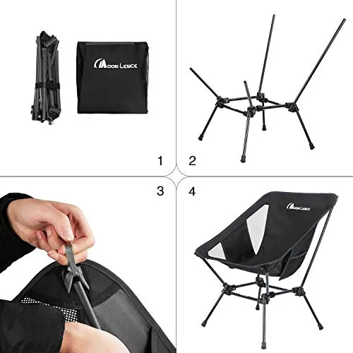 2 Pack Portable Folding Ultralight Camping Chairs