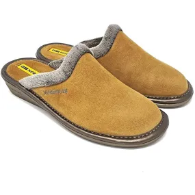 Afelpado Sand Mustard 234-80 Nordikas Comfy Slide Slippers