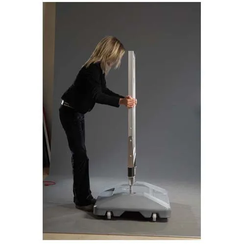 ALL-WEATHER Rolling Pavement Sign Stand with Fillable Water Base | Insert 30” x 40” Posters
