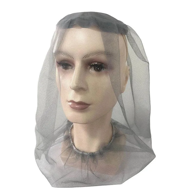 Anti-Mosquito Head Net, Lightweight Breathable Insect Protection, Polyester Mesh for Camping, Hiking, Fishing