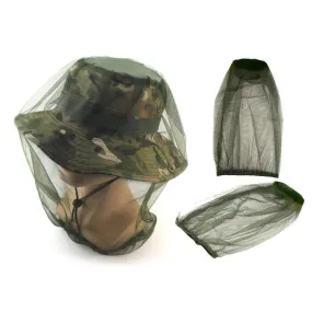 Anti-Mosquito Head Net, Lightweight Breathable Insect Protection, Polyester Mesh for Camping, Hiking, Fishing