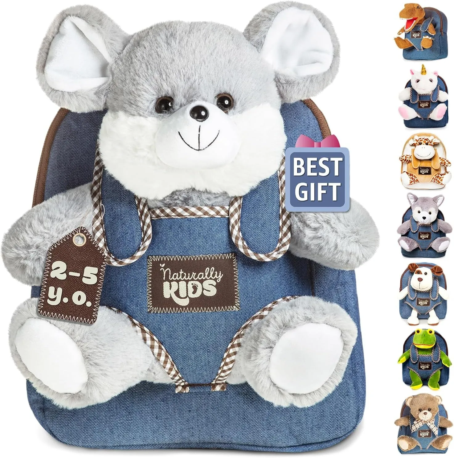 Bark-tastic Toddler Backpack: Where Stuffed Dogs Meet Tiny Humans!