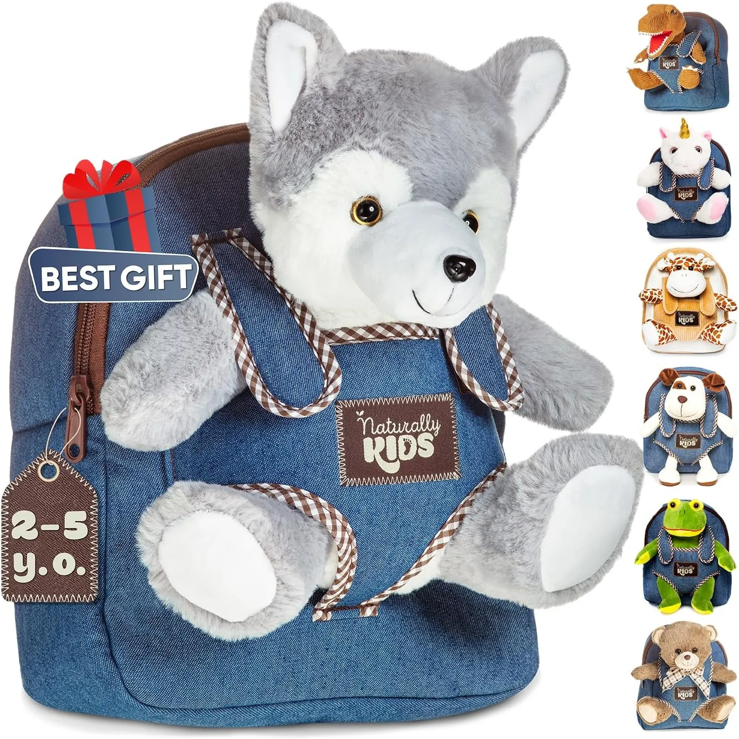 Bark-tastic Toddler Backpack: Where Stuffed Dogs Meet Tiny Humans!