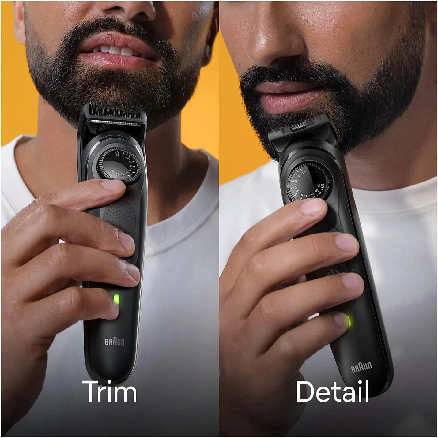 Braun Beard trimmer Series 5 BT5420, trimmer for men with styling tools and 100 minutes running time