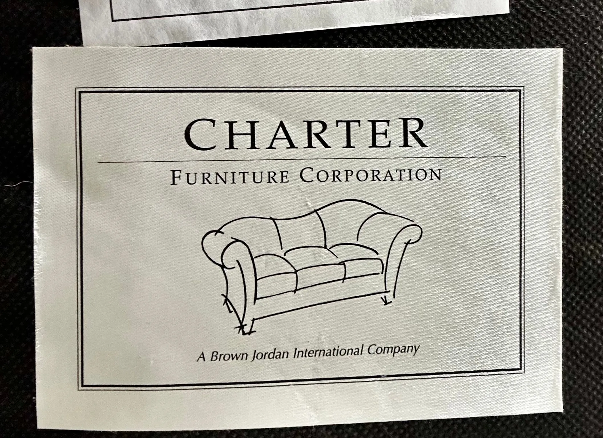 Charter Furniture Co. Tufted Leather Lounge Chair, Honey Brown