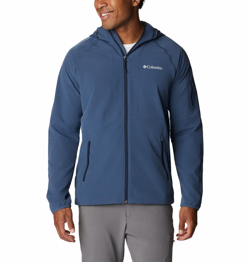 Columbia Mens Tall Heights Hooded Softshell Water-Resistant Jacket