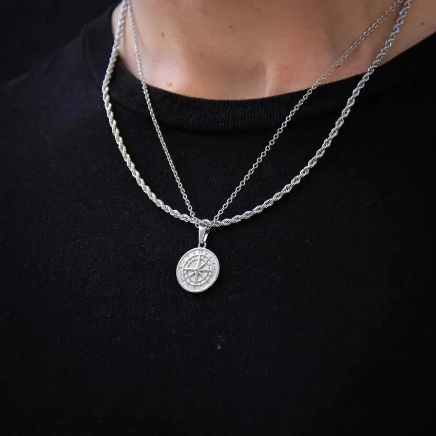 COMPASS CHAIN   PENDANT
