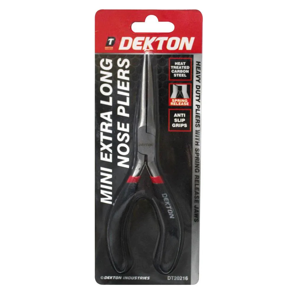 Dekton Mini Extra Long Nose Pliers | Heavy Duty