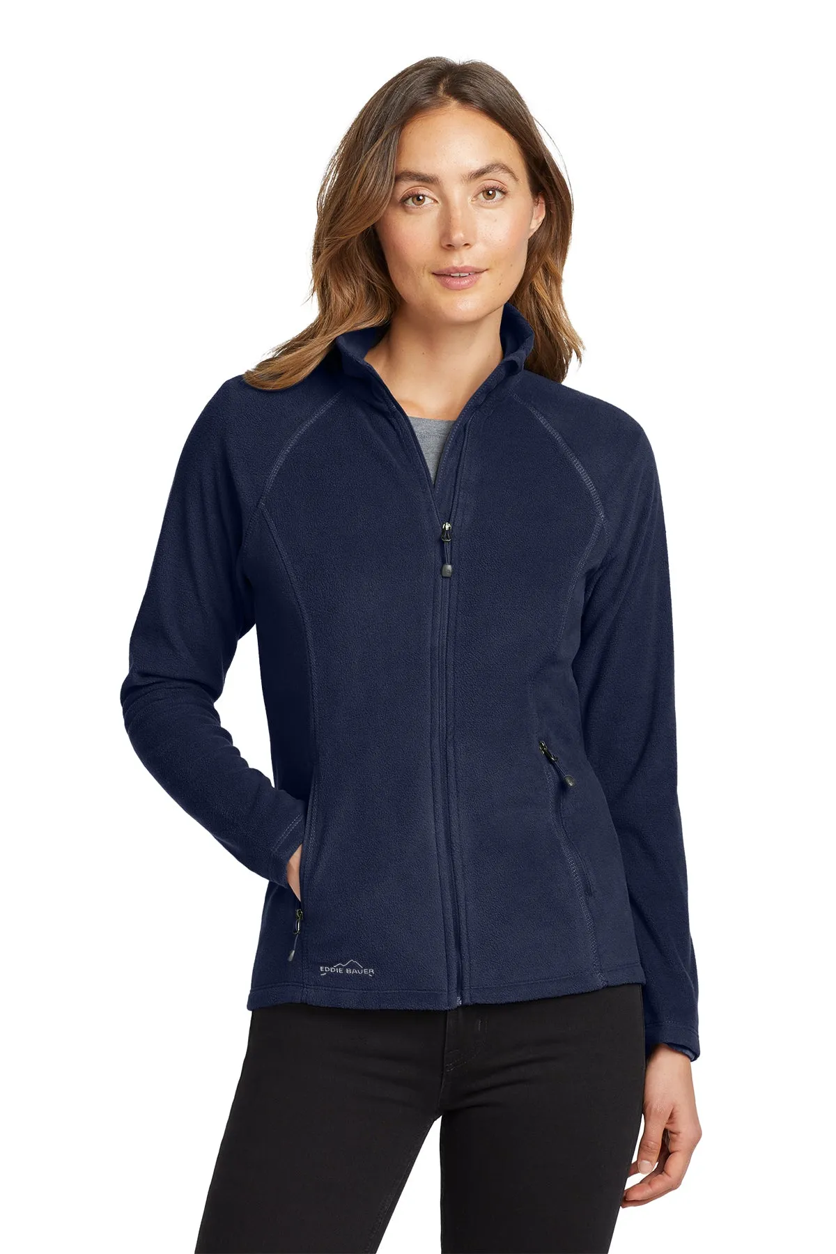 EMBROIDERED - EB225 - Eddie Bauer® Ladies' Full-Zip Microfleece Jacket