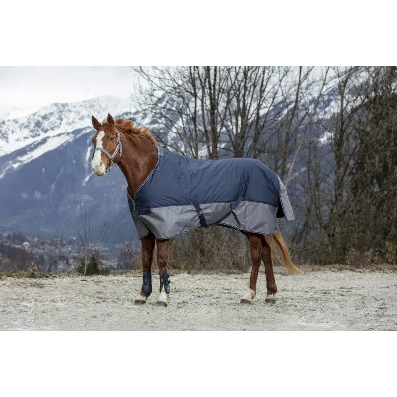 Equitheme Tyrex 50g Lightweight Turnout Rug Navy/Grey
