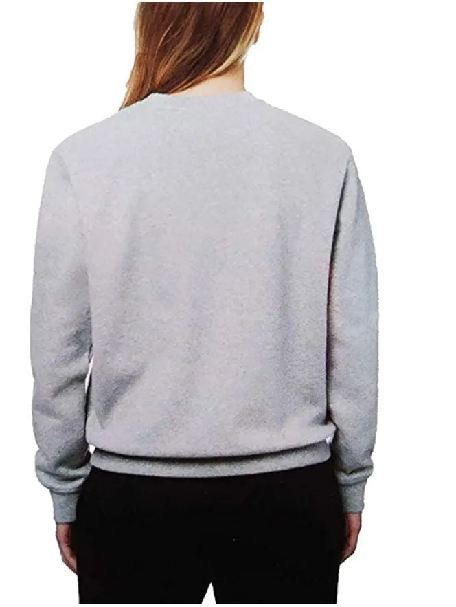 Fila Women's Michele Pullover Crewneck Sweatshirt (Grey, Small)