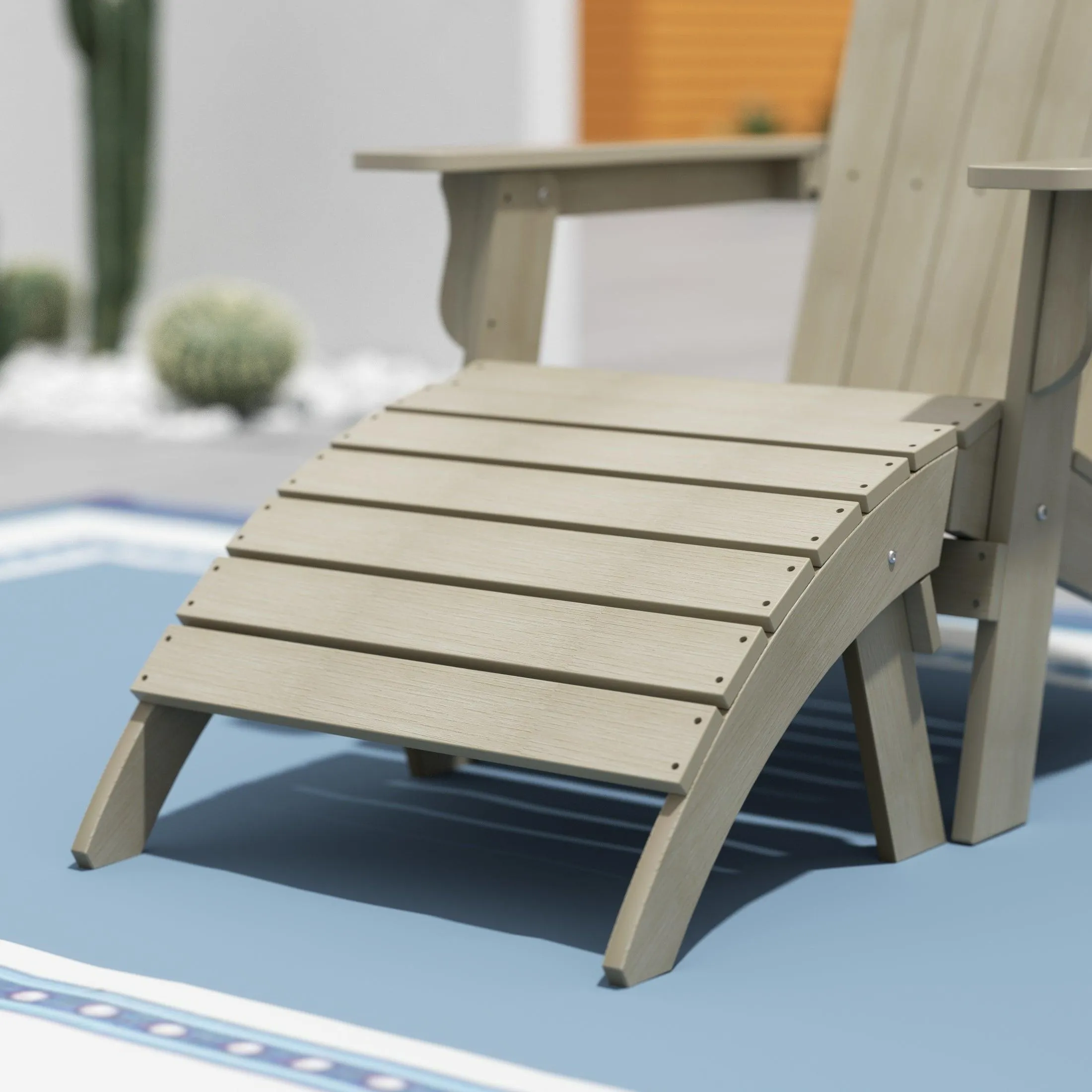 Florence HIPS Folding Adirondack Footrest Ottoman