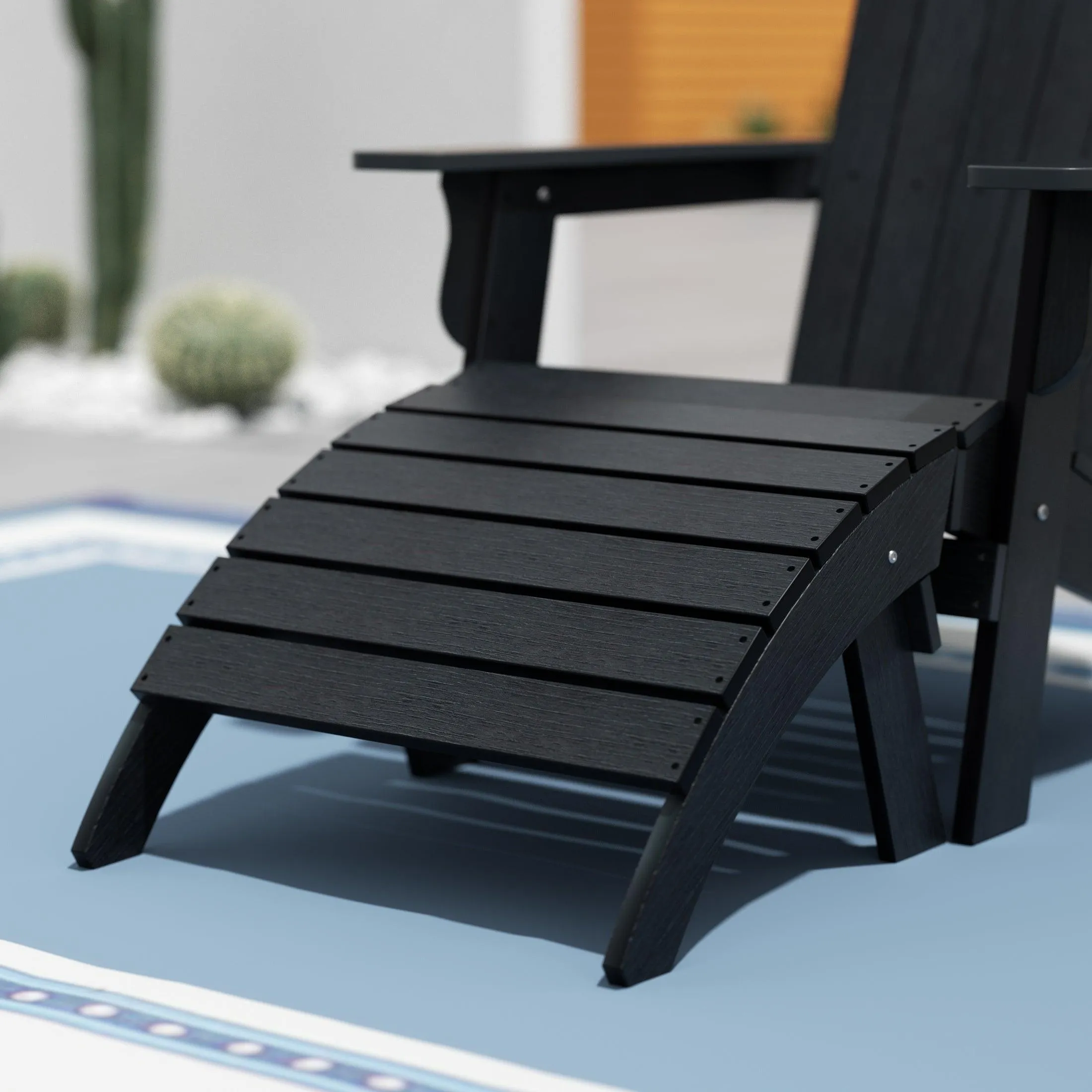 Florence HIPS Folding Adirondack Footrest Ottoman