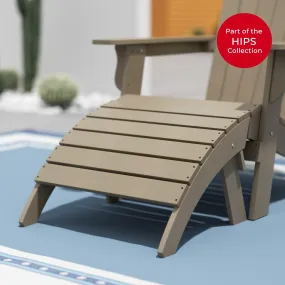 Florence HIPS Folding Adirondack Footrest Ottoman
