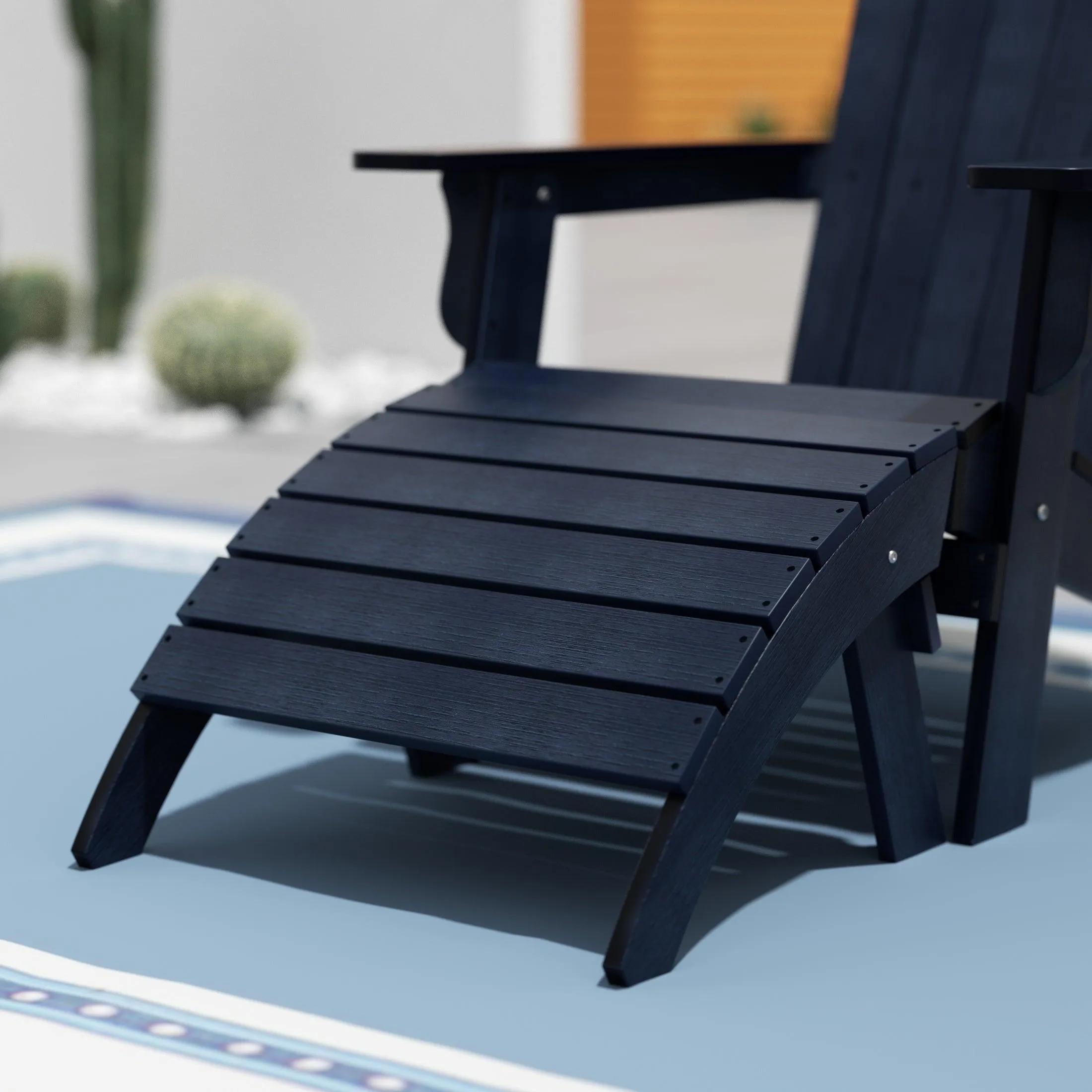 Florence HIPS Folding Adirondack Footrest Ottoman
