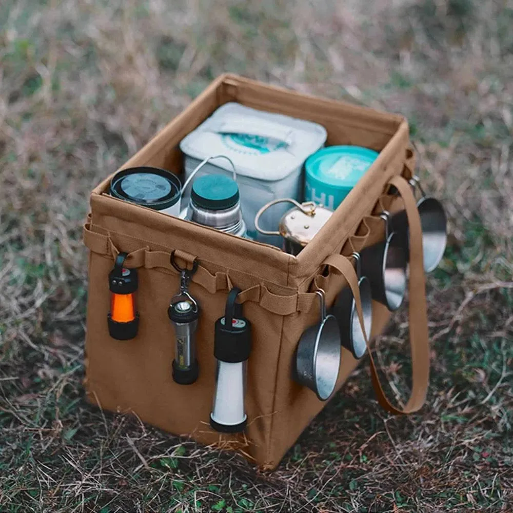 Foldable Camping Case Portable Travel Storage Bag Cookware Carry Bags for Outdoor Backpacking Ice fishing Hiking Equipment 2022