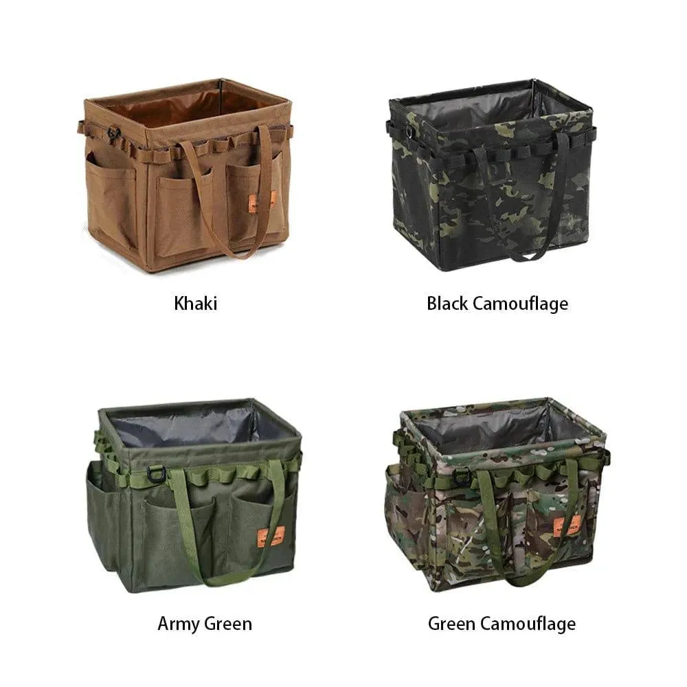 Foldable Camping Case Portable Travel Storage Bag Cookware Carry Bags for Outdoor Backpacking Ice fishing Hiking Equipment 2022