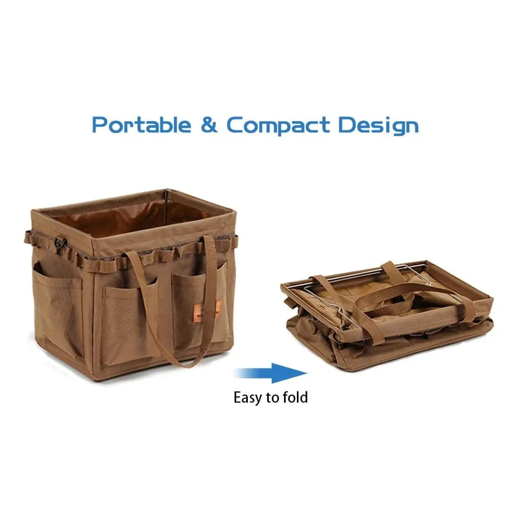 Foldable Camping Case Portable Travel Storage Bag Cookware Carry Bags for Outdoor Backpacking Ice fishing Hiking Equipment 2022