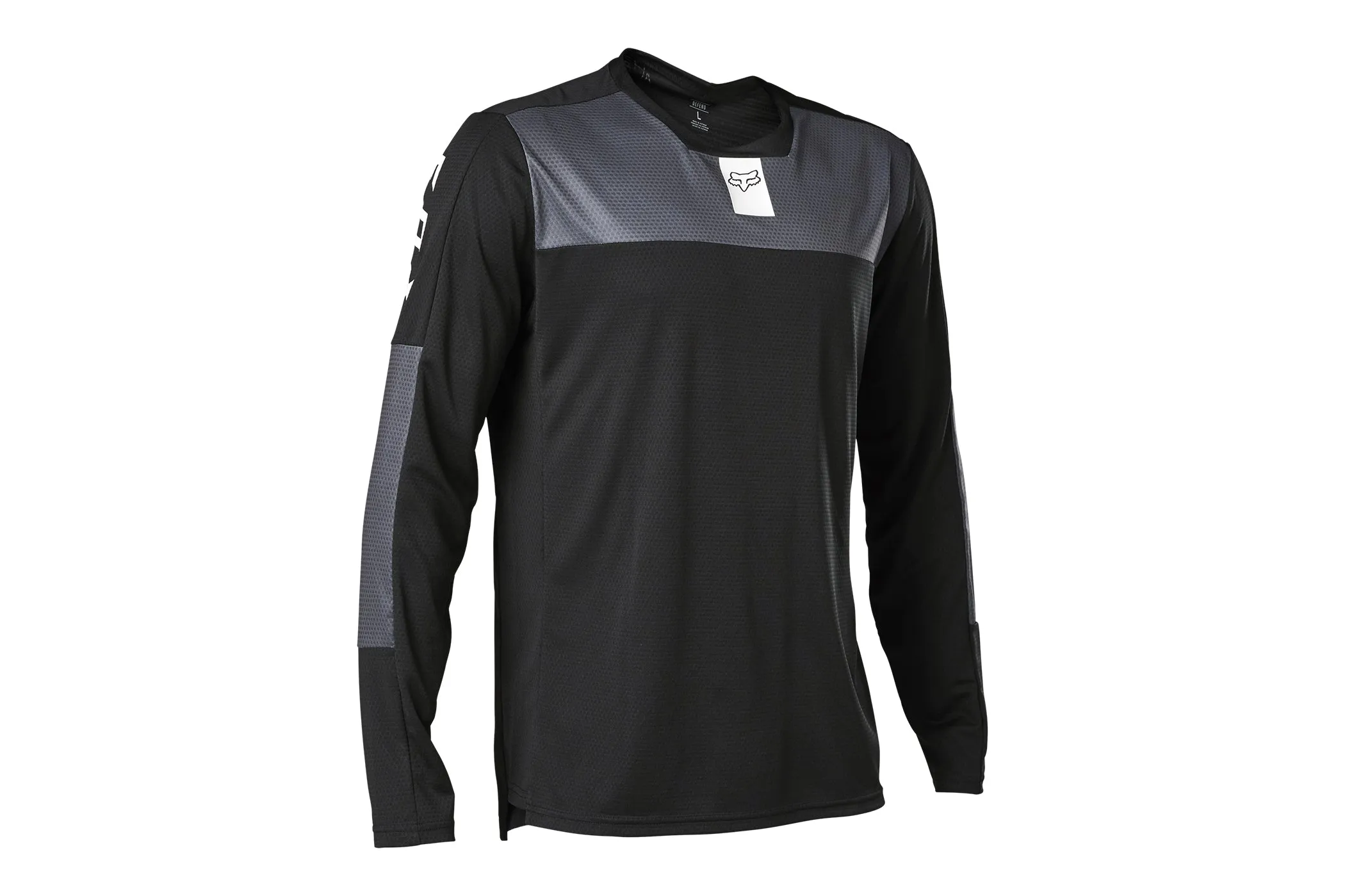 Fox Racing Defend Long Sleeve Jersey Foxhead Black