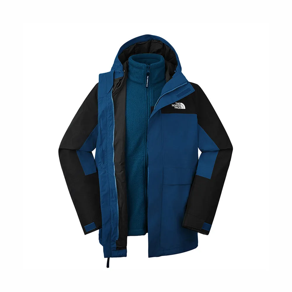 【FW24 秋冬・新品】The North Face Men's Fleece Triclimate Jacket 89YX FW24 男裝 三合一 防水連抓毛 外套 M'S