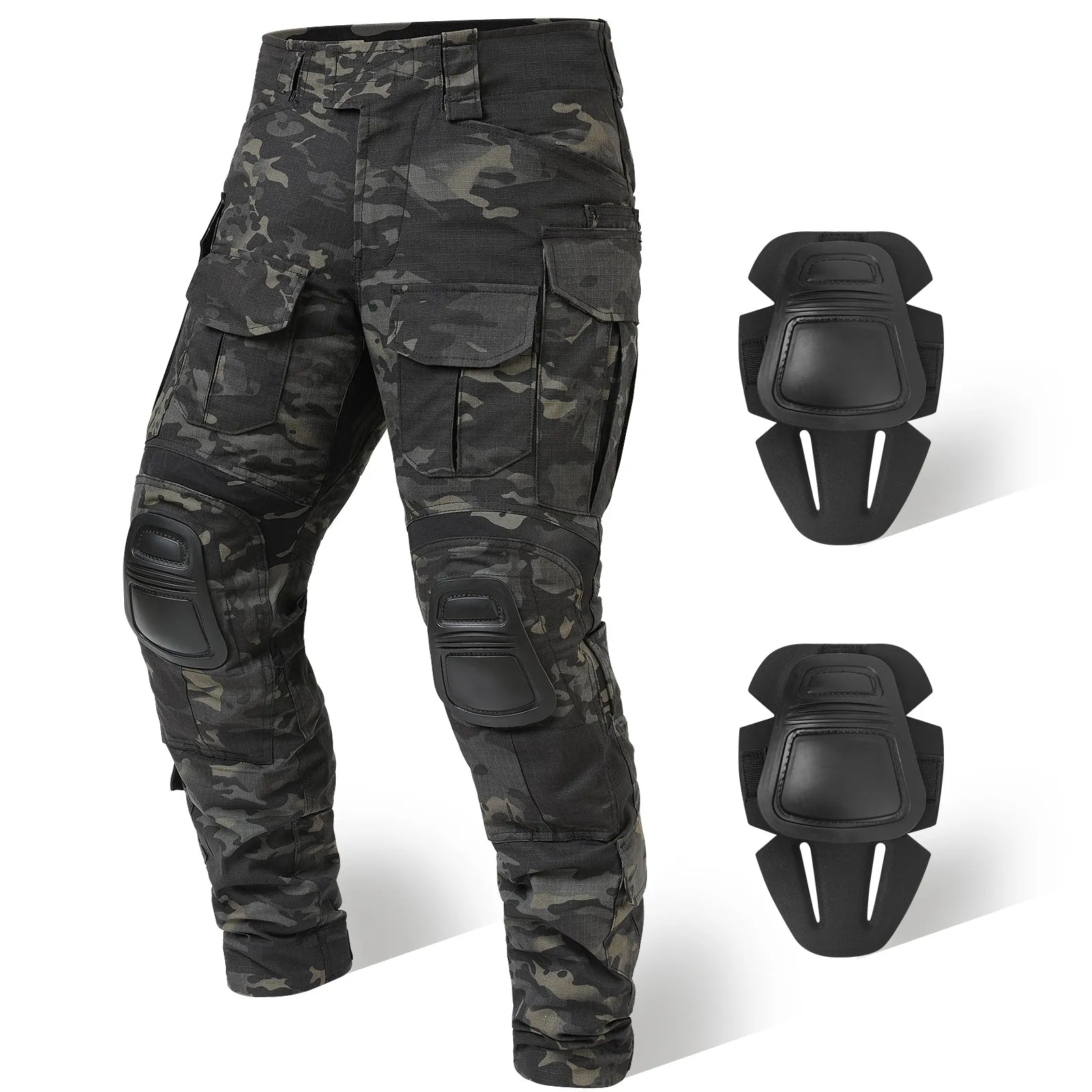 G3 Pro Combat Pants with Knee Pads Rip-Stop Tactical Pants