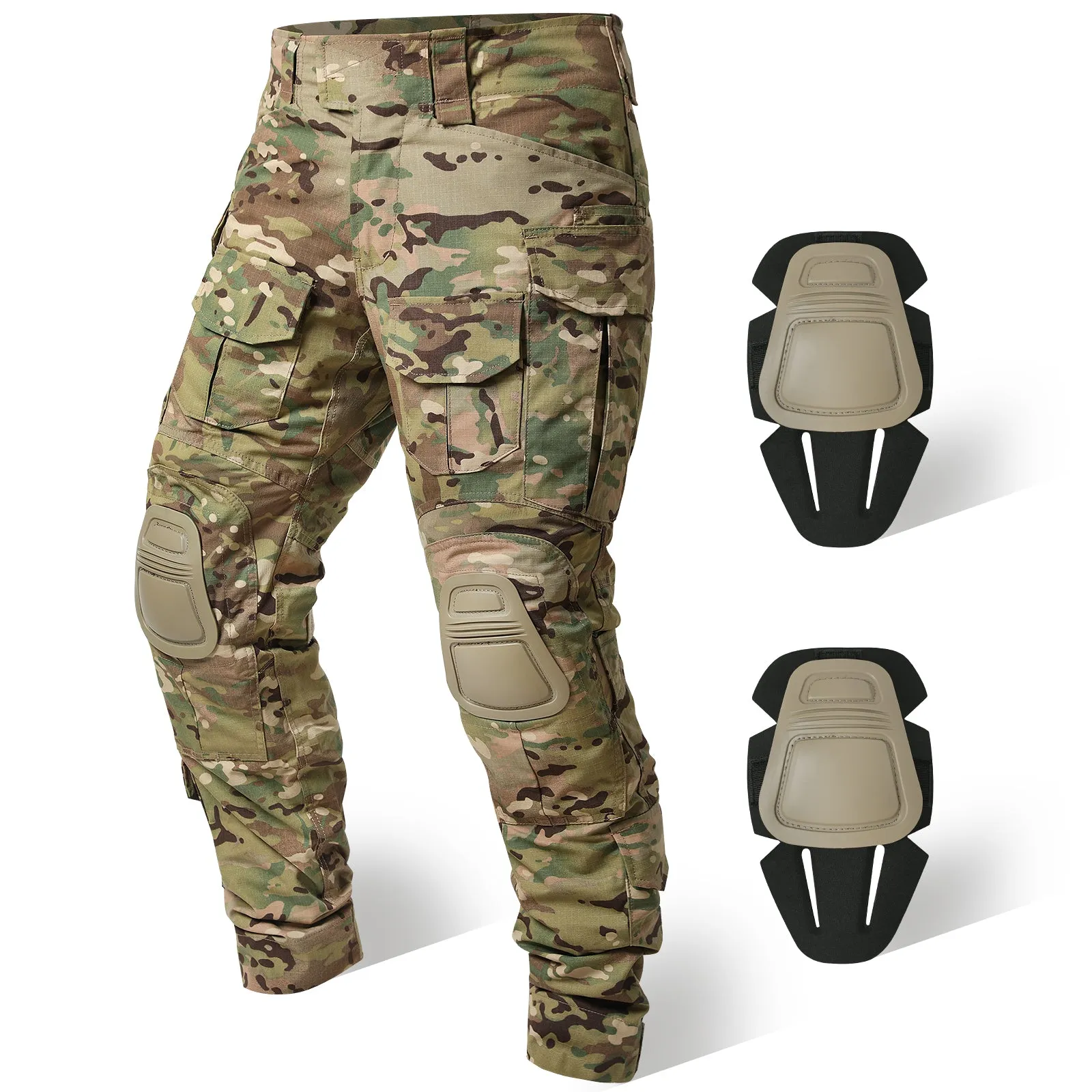 G3 Pro Combat Pants with Knee Pads Rip-Stop Tactical Pants