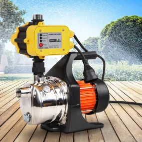 Garden Water Jet Pump High Pressure 800W Tank Rain Farm Irrigation Yellow