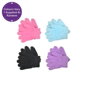 Girls Snow Soft Gloves - Assorted