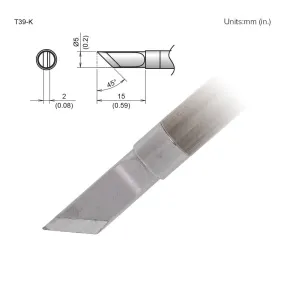 Hakko T39-K Knife Tip Soldering Tip