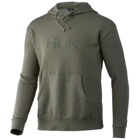 Huk Mens Logo Cotton Hoodie