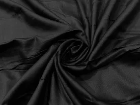 Jet Black Plain Soft Cotton Rayon Fabric