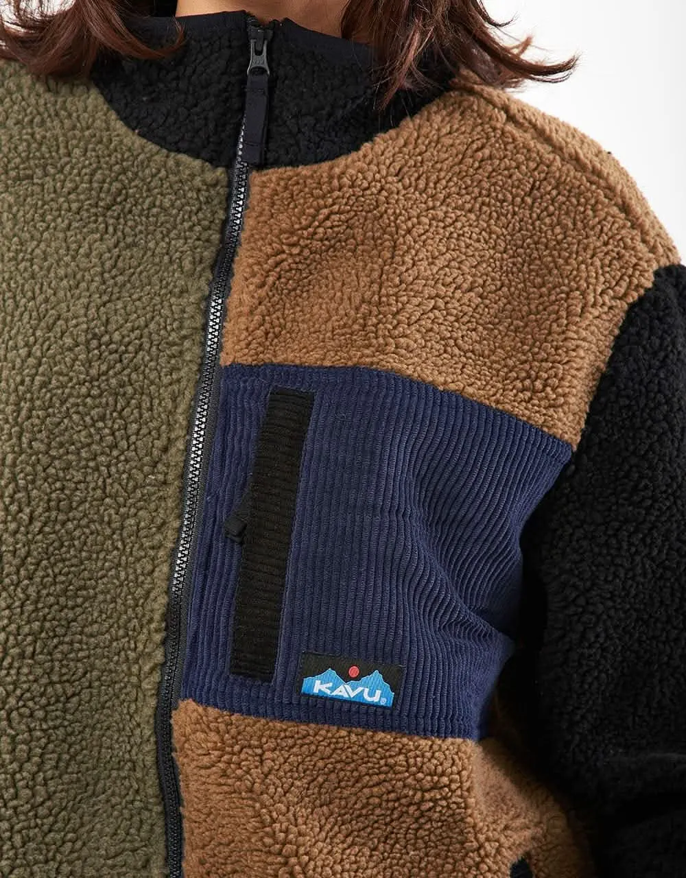 Kavu Wayside Full Zip Fleece - Brewed Up