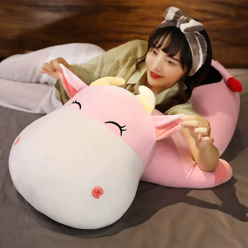 Kawaii Sleeping Cow Plushies