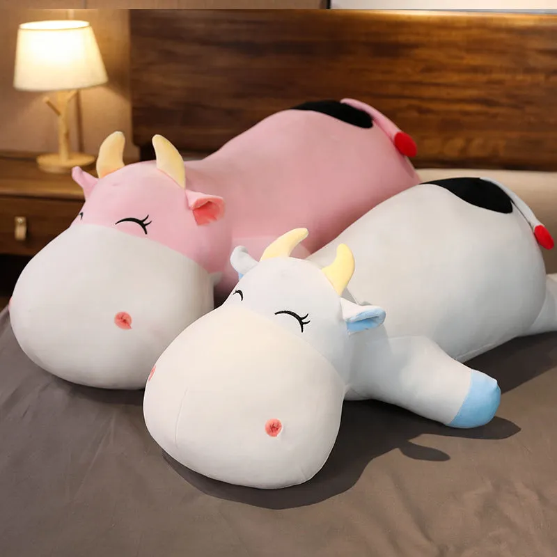 Kawaii Sleeping Cow Plushies