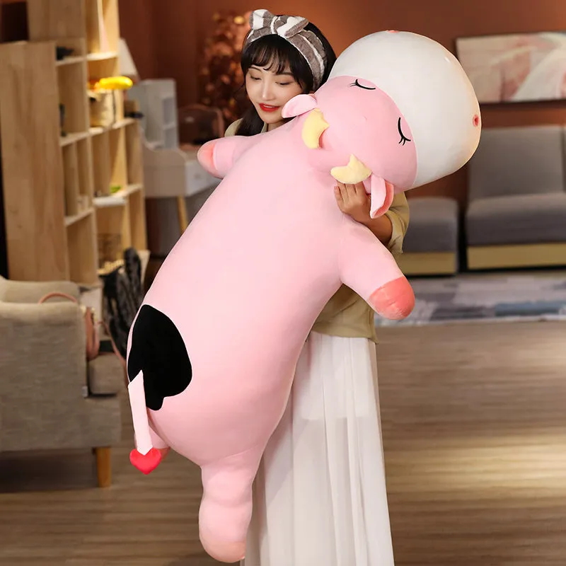 Kawaii Sleeping Cow Plushies