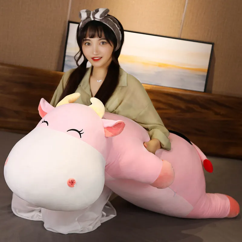 Kawaii Sleeping Cow Plushies