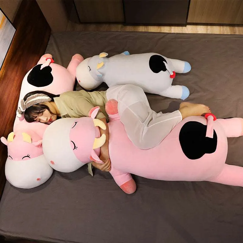 Kawaii Sleeping Cow Plushies