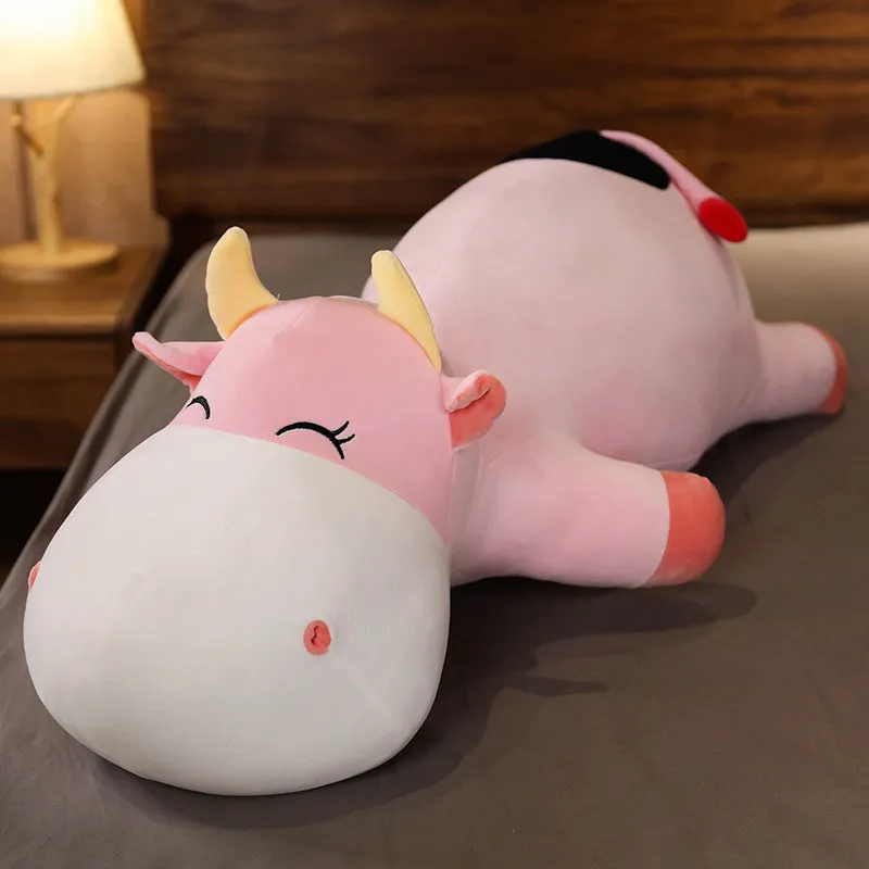 Kawaii Sleeping Cow Plushies