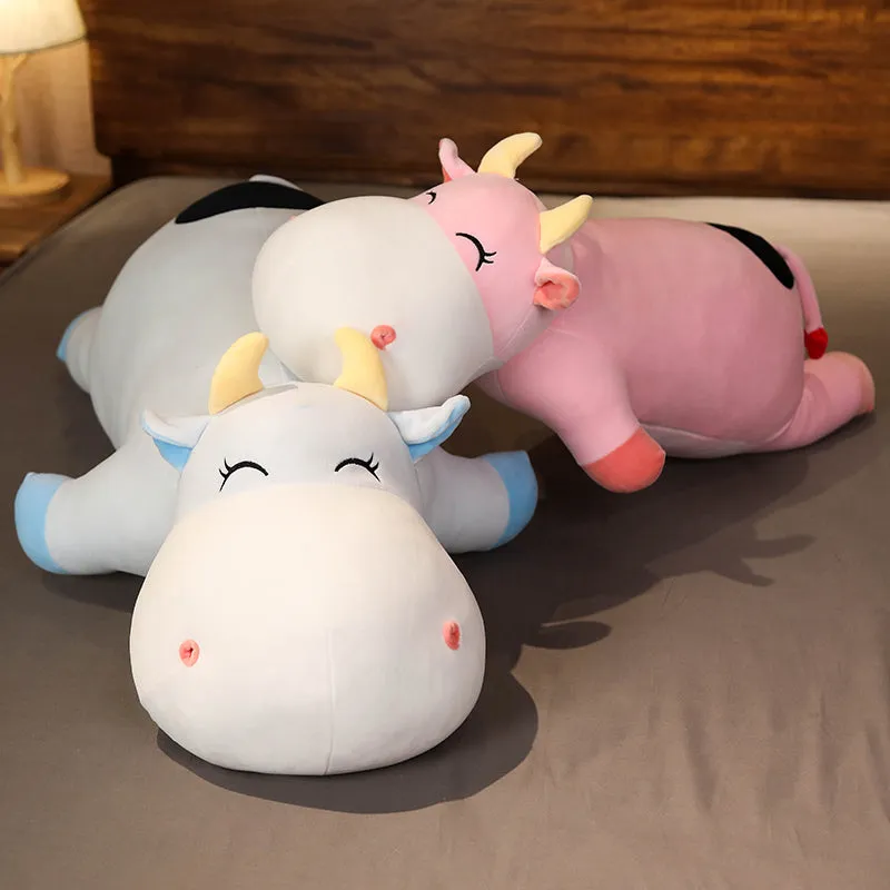 Kawaii Sleeping Cow Plushies