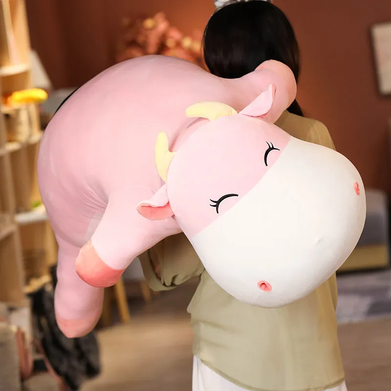 Kawaii Sleeping Cow Plushies