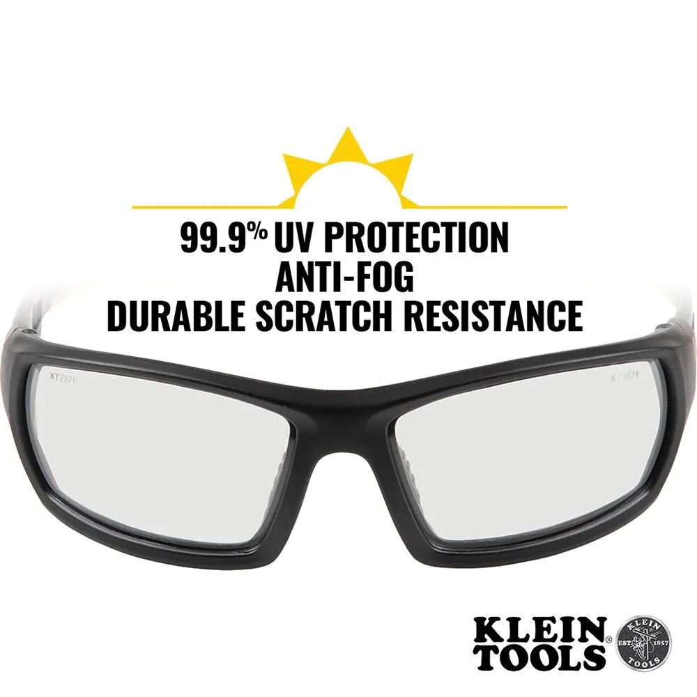 Klein 60537 Professional Safety Glasses, Full-Frame, Indoor/Outdoor Lens