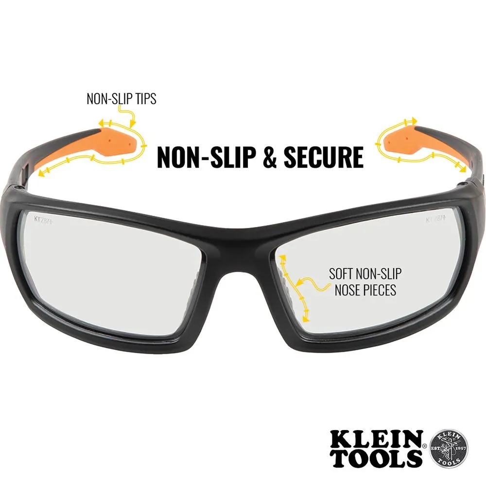 Klein 60537 Professional Safety Glasses, Full-Frame, Indoor/Outdoor Lens