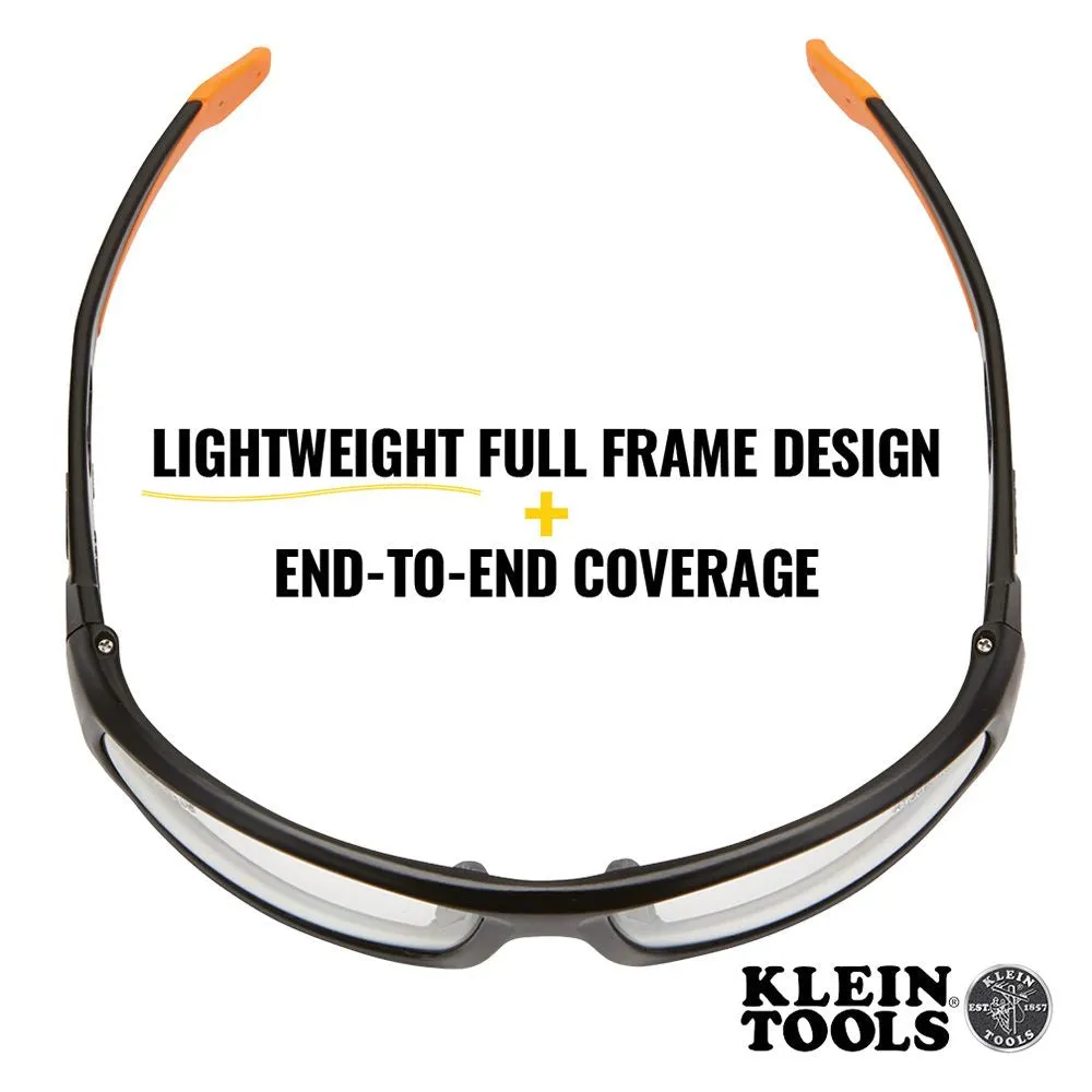 Klein 60537 Professional Safety Glasses, Full-Frame, Indoor/Outdoor Lens