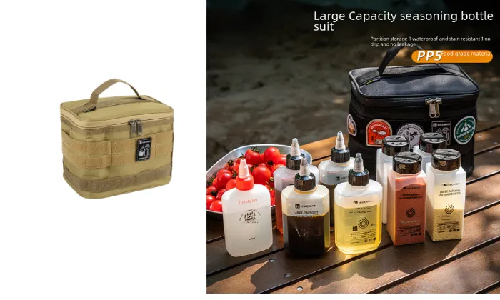 Large Capacity Outdoor Portable Seasoning Set