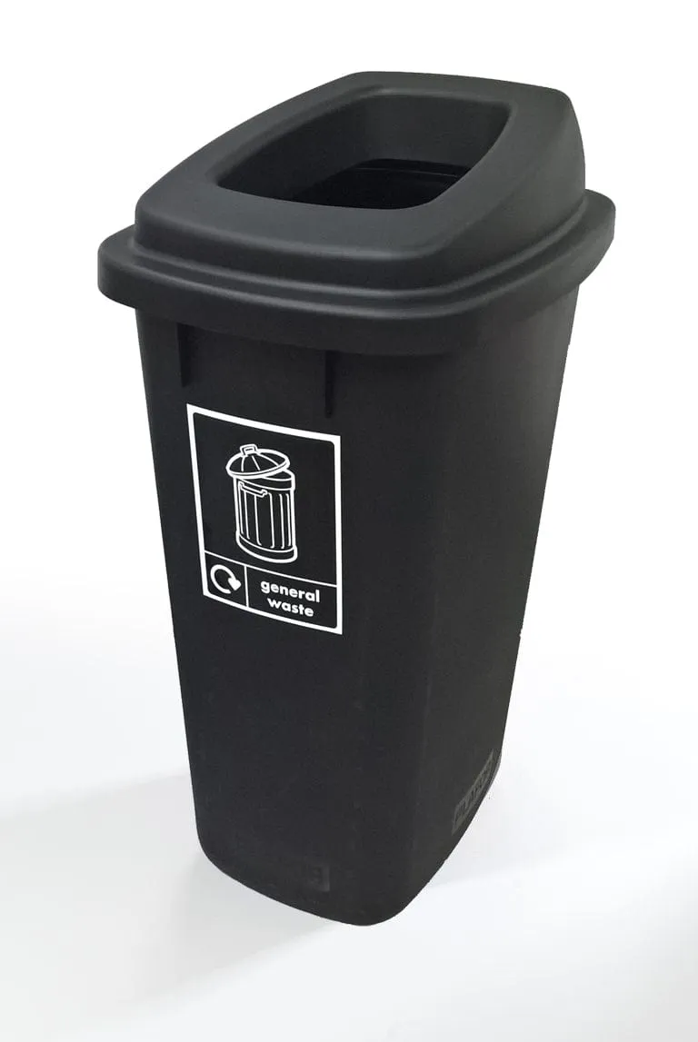Large Durable Open Top Recycling Bin - 90 Litre