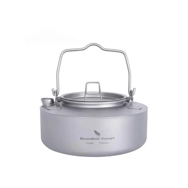 Lightweight & Durable Titanium Camping Kettle
