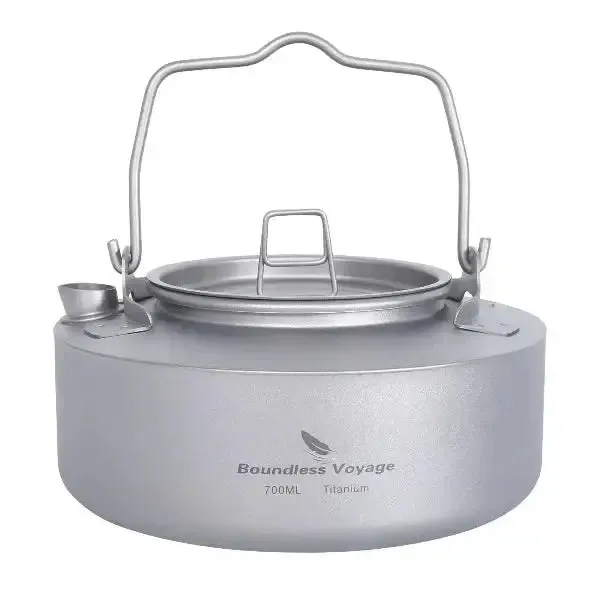 Lightweight & Durable Titanium Camping Kettle