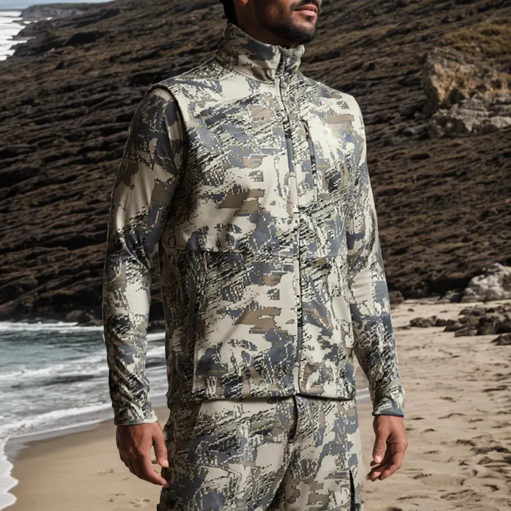 Men's Camouflage Waterproof Windproof Hunting Vest - Soft-Shell Outdoor Gear
